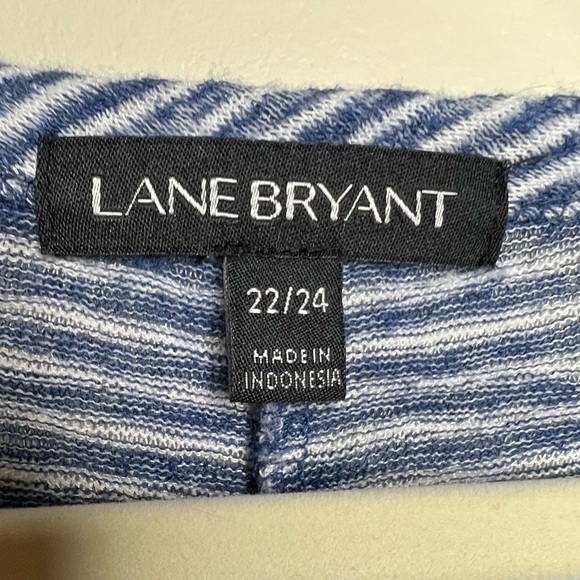 Lane Bryant Soft Stretch Jersey Modal Blend Knit Top Ruched Sides Size 22/24 - Picture 2 of 8